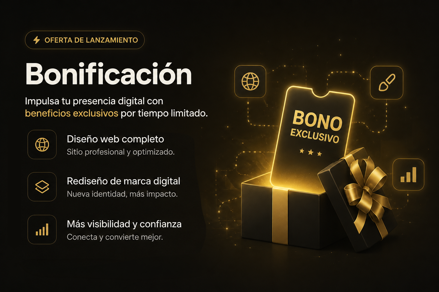 Bonificación de lanzamiento Laind: diseño web y rediseño de marca bonificados
